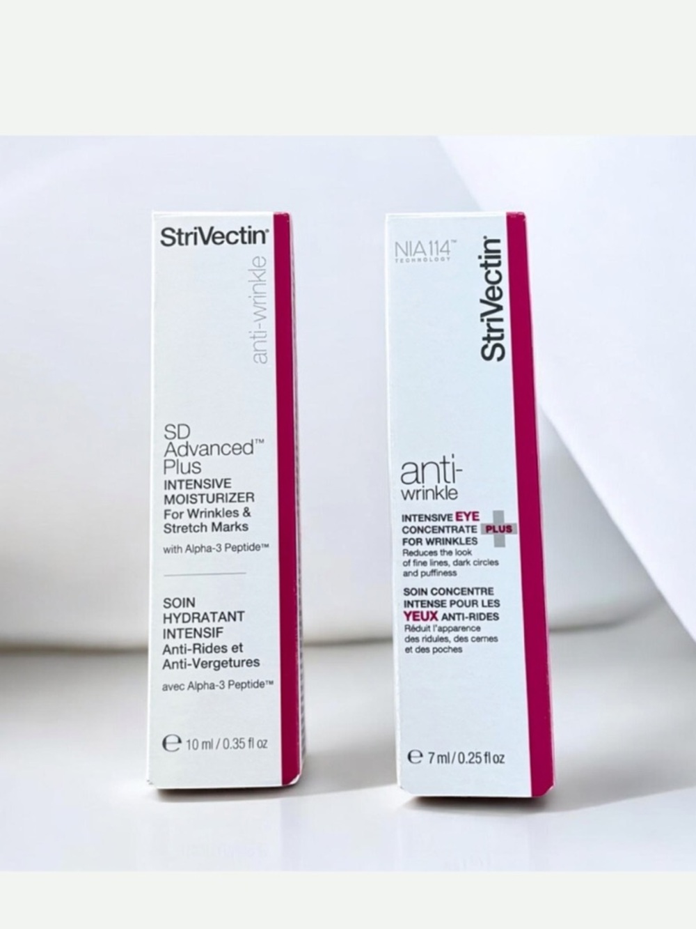 StriVectin Anti-Wrinkle Moisturizer and Eye Concentrate • Travel Sizes